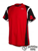 Funkční tričko Rogelli DUTTON, červeno-černo-bílé 