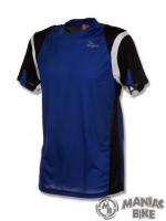 Funkční tričko Rogelli DUTTON, modro-černo-bílé 