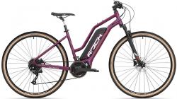 Elektrokolo Rock Machine CrossRide e450 Lady 28" 2019, černo-šedá 